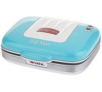 Ariete 1973 Waffle Maker Party Time - Piastra Elettrica per Waffle - Piastre Antiaderenti - 700 Watt - Azzurro
