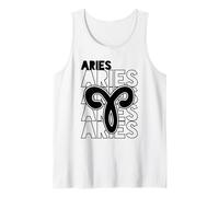 Ariete Zodiaco Retro Vintage Astrologia Compleanno Canotta