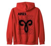 Ariete Zodiaco Retro Vintage Astrologia Compleanno Felpa con Cappuccio