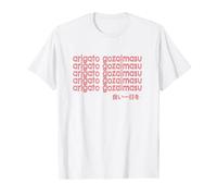 Arigato Gozaimasu Giapponese Grazie mille Maglietta