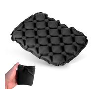 AriKroii Cuscino Gonfiabile Ultraleggero per Campeggio,Cuscino da Stadio Pieghevole,Cuscino Gonfiabile Mare,Portatile Cuscino Piccolo per Viaggio, Spiaggia, Escursioni,Campeggio(Nero)