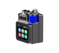 arimepi Altoparlante Bluetooth portatile con touch screen, con luce ambientale RGB, piccolo suono Bluetooth per esterni, adatto per attività all'aperto, campeggio, escursionismo, utilizzato