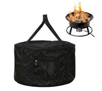 Arineng Borsa per braciere da esterno da 48 cm, compatibile con Outland Firebowl modello 893 870 823 Pozzo del fuoco a gas propano (organizer per bracieri), Nero , 19", Scritture