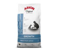 Arion Original Growth Medium Breed Pesce Crocchette cane - Set %: 2 x 12 kg