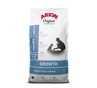 ARION Original Growth Puppy Medium Salmon Rice cibo secco cani 12 kg