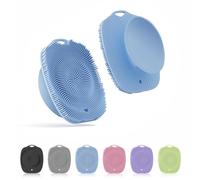 ARIOSOX, Scrubber per il corpo in morbido silicone delicato come una mano che esfolia la pelle e accumula facilmente la schiuma, grande ventosa posteriore facile da riporre, lunga durata e pulizia