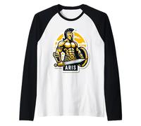 Aris Ares Antica guerra greca Dio Mitologia Mito Fan mitico Maglia con Maniche Raglan