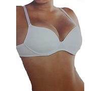 ARIS Reggiseno LORIANA a Balconcino con Ferretto e Imbottitura Colore Bianco TG 2 B