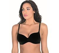 ARIS Reggiseno LORIANA a Balconcino con Ferretto e Imbottitura Colore Nero TG 1 B
