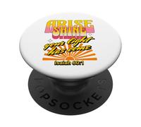 Arise Shine Your Light Has Come Isaia 60:1 Retro anni '70 PopSockets PopGrip Adesivo
