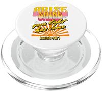 Arise Shine Your Light Has Come Isaia 60:1 Retro anni '70 PopSockets PopGrip per MagSafe