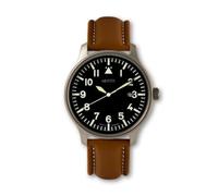 Aristo Fliegeruhr 3H84 Con Cinturino IN Pelle 5ATM Svizzero Ronda Al Quarzo Inox