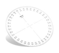 Aristo AR1512/5 - Goniometro, gradi: 0-360°, materiale: plexiglas, dimensione: 120 mm