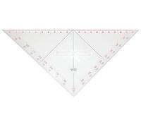 Aristo AR1556/3 - Squadra per disegno tecnico, in Plexiglas®, 22,5 mm, colore: