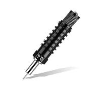 Aristo AR64040PRO MG1 PRO punta di ricambio per penna stilografica MG1 Pro, tratto 0,40 mm (punta cromata per alta precisione e durata, flusso d'inchiostro uniforme) nero