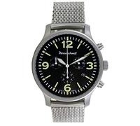 Aristo ME-3H205M - Orologio da uomo con cronografo, in acciaio INOX