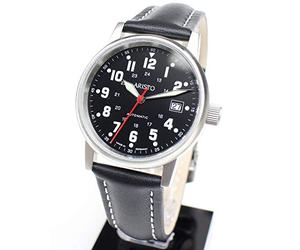 Aristo Orologio da polso da uomo automatico in pelle 3H11