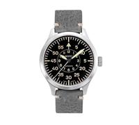 Aristo Pilot Aristomatic Plus Ref. 7H98175-BS3 - Orologio da aviatore grande 47 mm con vetro zaffiro, fondo in vetro minerale XL, movimento automatico svizzero SW200-1, prodotto in Germania