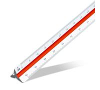 Aristo - Righello triangolare per disegno tecnico, in plastica, 30 cm, colore: Bianco