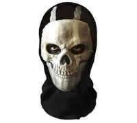 Aristo Solutions Maschera facciale completa realistica fantasma stampa 3D - traspirante, leggera e confortevole, ideale per cosplay, feste, Halloween, carnevale & eventi, divertente COD MW 2