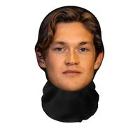 Aristo Solutions Maschera facciale realistica James Beaufort con stampa 3D - traspirante, leggera e confortevole, ideale per cosplay, feste, Halloween, karnveal ed eventi Funny Maxton