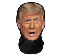 Aristo Solutions Maschera in 3D di Donald Trump a faccia intera realistica - Traspirante, leggera e comoda, ideale per cosplay, feste, Halloween, carnevale ed eventi Mr President