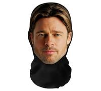 Aristo Solutions Maschera integrale realistica Brad Pitt con stampa 3D, traspirante, leggera e confortevole, ideale per cosplay, feste, Halloween, carnevale ed eventi divertenti