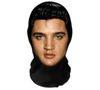 Aristo Solutions Maschera integrale realistica con stampa 3D di Elvis Presley, traspirante, leggera e confortevole, ideale per cosplay, feste, Halloween, carnevale ed eventi