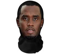 Aristo Solutions Maschera integrale realistica di P. Diddy stampata in 3D, traspirante, leggera e confortevole, per cosplay, feste, Halloween, carnevale ed eventi divertenti