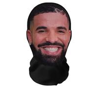 Aristo Solutions Maschera integrale realistica ispirata a Drake, con stampa 3D, traspirante, leggera e confortevole, per cosplay, feste, Halloween, carnevale e altri eventi