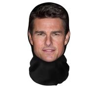 Aristo Solutions Maschera viso realistica Tom Cruise con stampa 3D - traspirante, leggera e confortevole, ideale per cosplay, feste, Halloween, karnveal ed eventi MI
