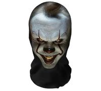 Aristo Solutions Pennywise realistica stampa 3D maschera facciale - traspirante, leggera e confortevole, ideale per cosplay, feste, Halloween, karnveal ed eventi IT