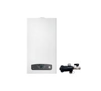 Ariston Caldaia a Condensazione Ariston Cares S 24kW EU Metano/Gpl Completa Di Kit Scarico Fumi con Defangatore in Omaggio ADATTATORE SDOPPIATO