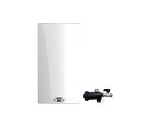 Ariston Caldaia a Condensazione HS Premium 24 Kw EU Metano Completa Di Kit Scarico Fumi ADATTATORE SDOPPIATO
