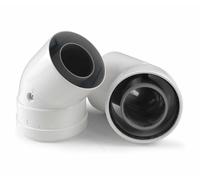 ARISTON - CURVA COASSIALE 45° MF COND 2 PZ 60/100 3318076