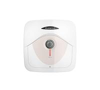 Ariston Dune RS - Scaldabagno Elettrico 10 Litri Sottolavello, Beige | Boiler Elettrico 36x30x36 cm con Display LED per Controllo Temperatura, Installazione in Italia Beige 220V, Classe B