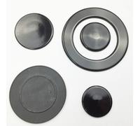 Hotpoint-Ariston Kit 4 piattelli spartifiamma per cucina 3 fuochi + tripla corona