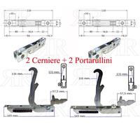 Ariston Indesit Candy Sovrana Gas Fire Kit Cerniere Porta Forno con Portarullini