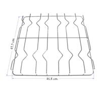 Ariston indesit griglia cucina 4 fuochi in acciaio 45,5 x 46,8 cm