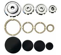Ariston Indesit - Kit 4 bruciatori Sabaf completi di anelli e piattelli spartifiamma per cucina piano cottura 4 fuochi - Made in Italy - AR03