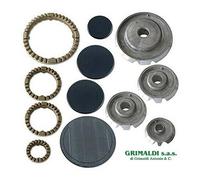 ARISTON INDESIT KIT PIATTELLI + ANELLI + BRUCIATORI SPARTIFIAMMA CUCINA 4 FUOCHI