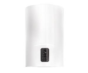 Ariston Lydos Plus - Scaldabagno Elettrico 50 Litri Verticale 45x47x52,8, Boiler Elettrico con ECO EVO I-Memory, Water Plus e Indicatore Docce Disponibili per Maggior Risparmio