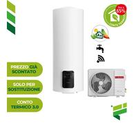 Ariston NUOS SPLIT INVERTER WI-FI WH scaldacqua a pompa di calore-a muro CT 3.0