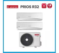 ARISTON PRIOS CLIMATIZZATORE DUAL SPLIT 50 XD0-O 9000+12000 BTU CLASSE A++ A+ [EEK: A]