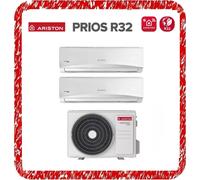ARISTON PRIOS CONDIZIONATORE DUAL SPLIT 50 XD0-O 9000+9000 BTU CLASSE A++/A+ [EEK: A]