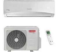 Ariston PRIOS R32 C 25 MD0-O Condizionatore Fisso, Tecnologia 2D Inverter, Unità Interna E Esterna, Split System, Bianco
