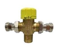 Ariston Thermo 3024085 Valvola Miscelatore termostatico 3/4 40-70G, Bianco