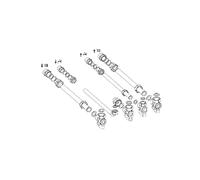 Ariston Thermo 3318228 Kit Prima Installazione 4 rubinetti, Bianco