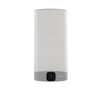 Ariston Velis Wifi - Thermos elettrico 100 L piatto a basso consumo, scaldabagno elettrico, 100 litri orizzontale e verticale 50,6 x 27,5 x 125,1 cm, prodotto per l'installazione in Spagna