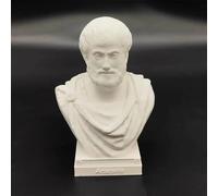 Aristotele antico filosofo greco scultura busto testa stampa 3D statue 10 cm, statuetta greca decorazioni applicabili per casa, ufficio scrivania tavolo (Aristotele)